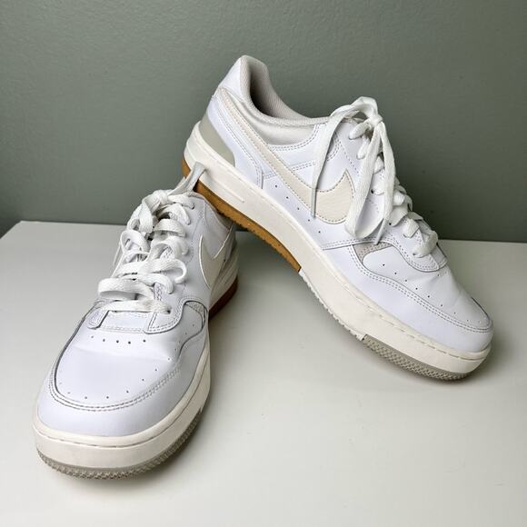 Nike Men's White and Tan Athletic Shoes - Picture 2 of 12
